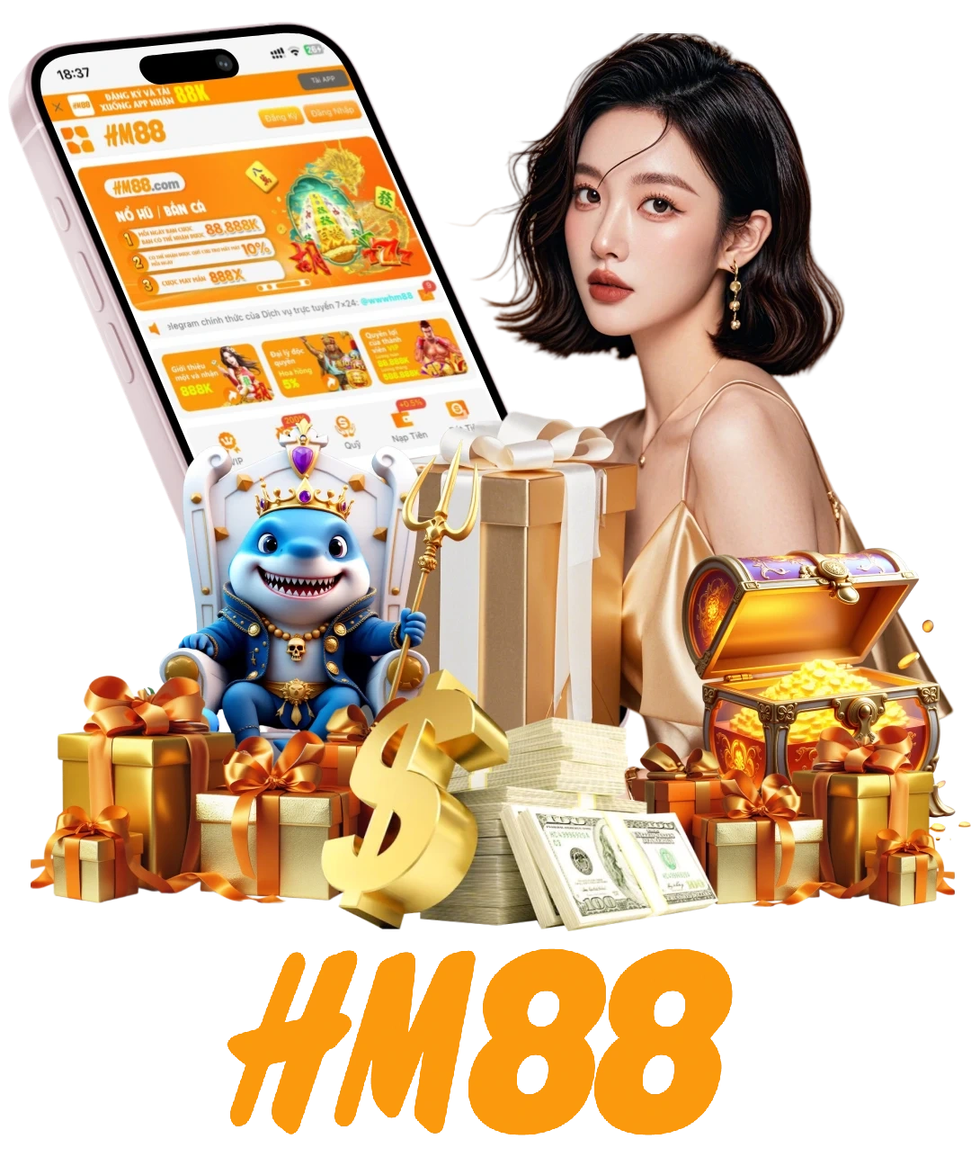 Ứng dụng HM88 trên di động
